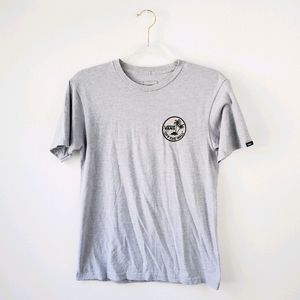 Vans Classic Fit Logo Short Sleece Gray Tee